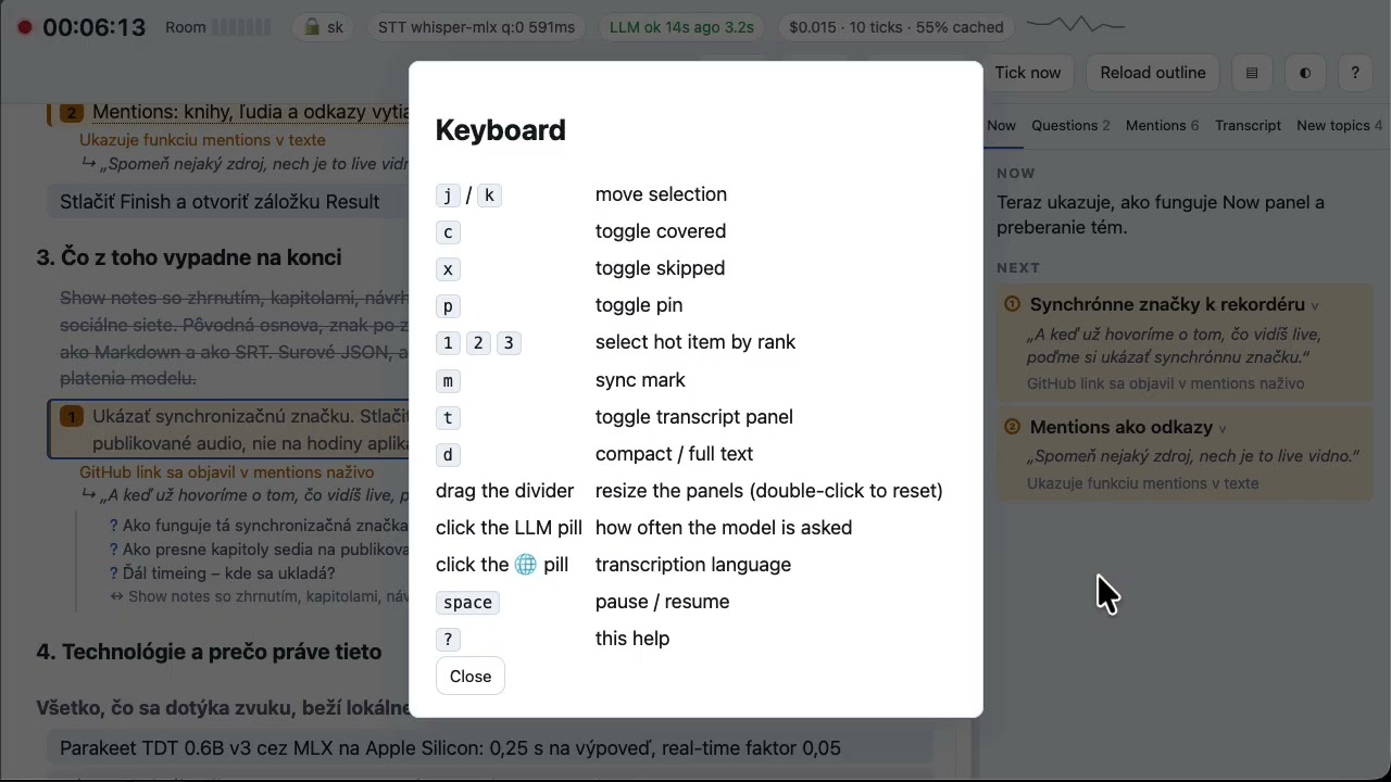 Still from the Livecaster walkthrough video
